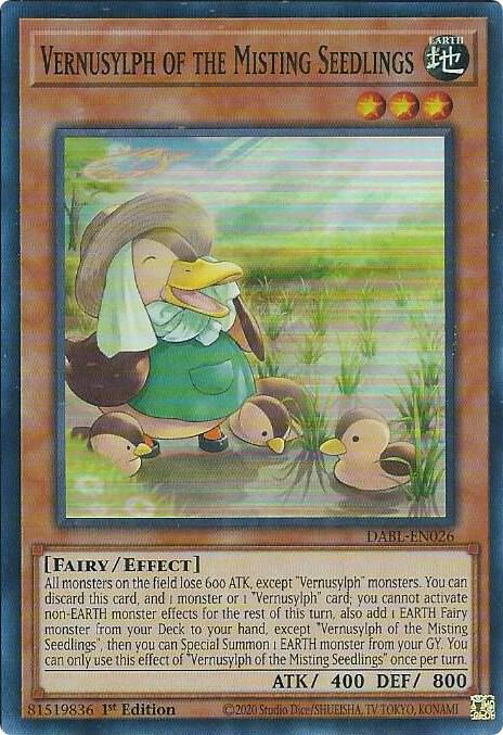 Vernusylph of the Misting Seedlings card image