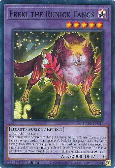 Freki the Runick Fangs card image