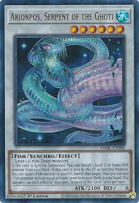 Arionpos, Serpent of the Ghoti card image