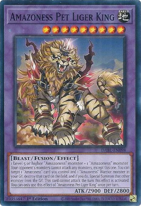 Amazoness Pet Liger King card image
