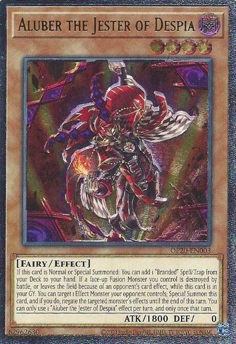Aluber the Jester of Despia (UTR) card image