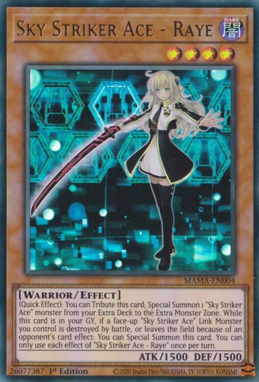 Sky Striker Ace - Raye card image