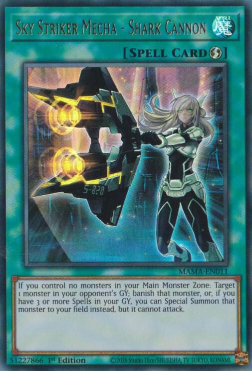 Sky Striker Mecha - Shark Cannon card image