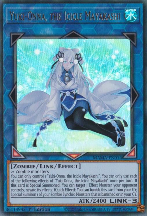 Yuki-Onna, the Icicle Mayakashi card image