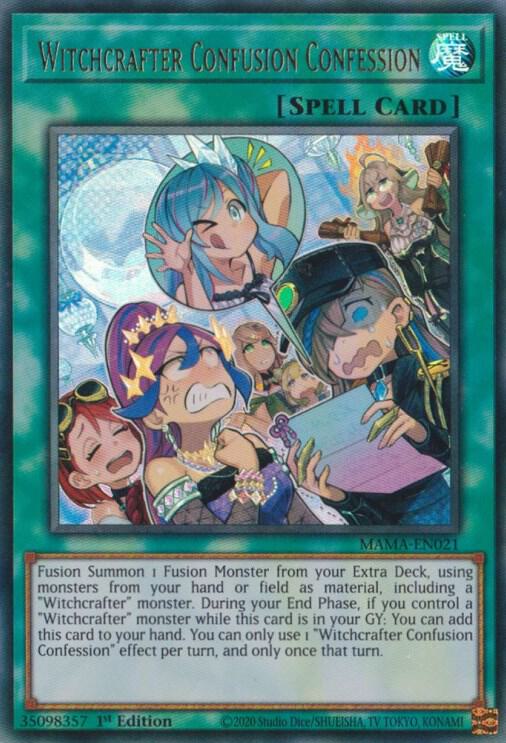 Witchcrafter Confusion Confession card image