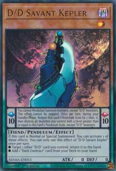 D/D Savant Kepler card image
