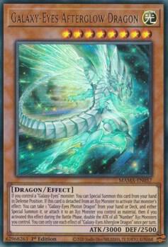 Galaxy-Eyes Afterglow Dragon card image
