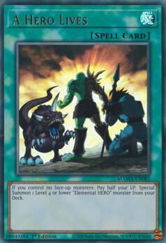 A Hero Lives card image