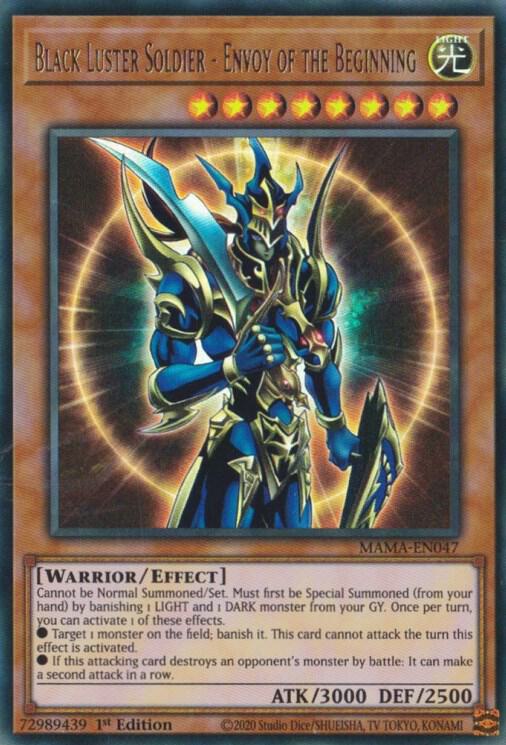 Black Luster Soldier - Envoy of the Beginning card image