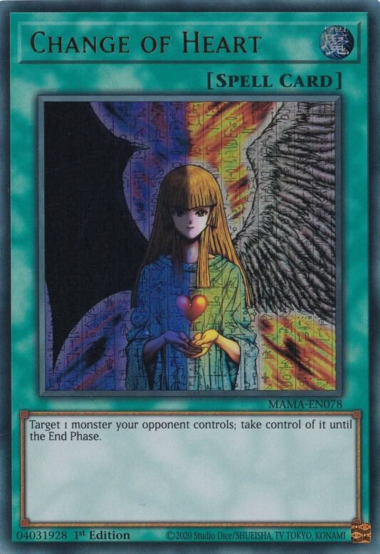Change of Heart (Ultra Pharaoh's Rare) card image