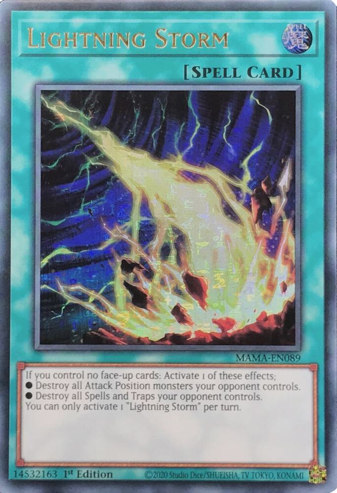 Lightning Storm (Ultra Pharaoh's Rare) card image