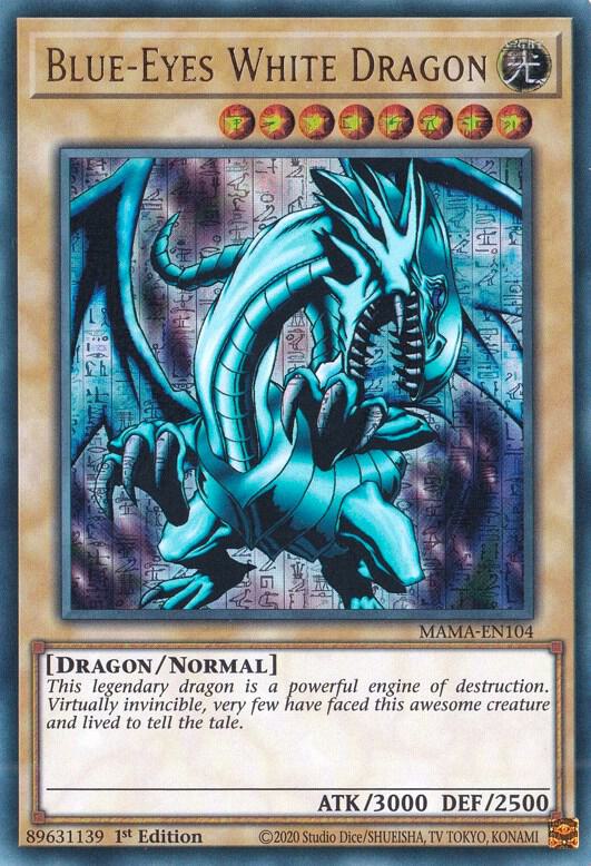 Blue-Eyes White Dragon (Ultra Pharaoh's Rare) card image