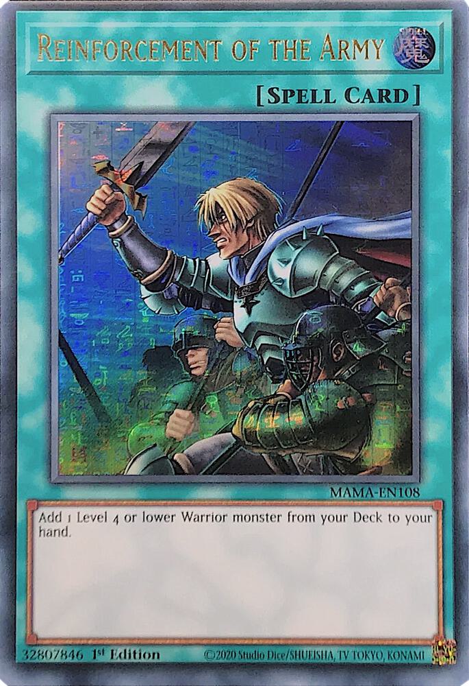 Reinforcement of the Army (Ultra Pharaoh's Rare) card image