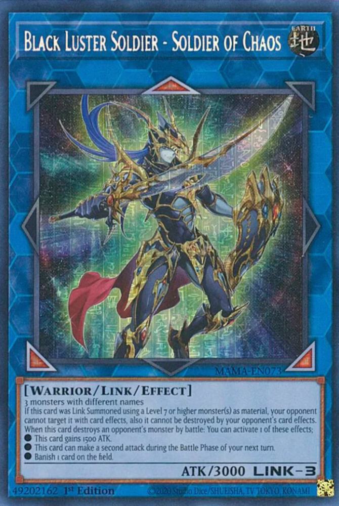 Black Luster Soldier - Soldier of Chaos (Secret Pharaoh's Rare) card image