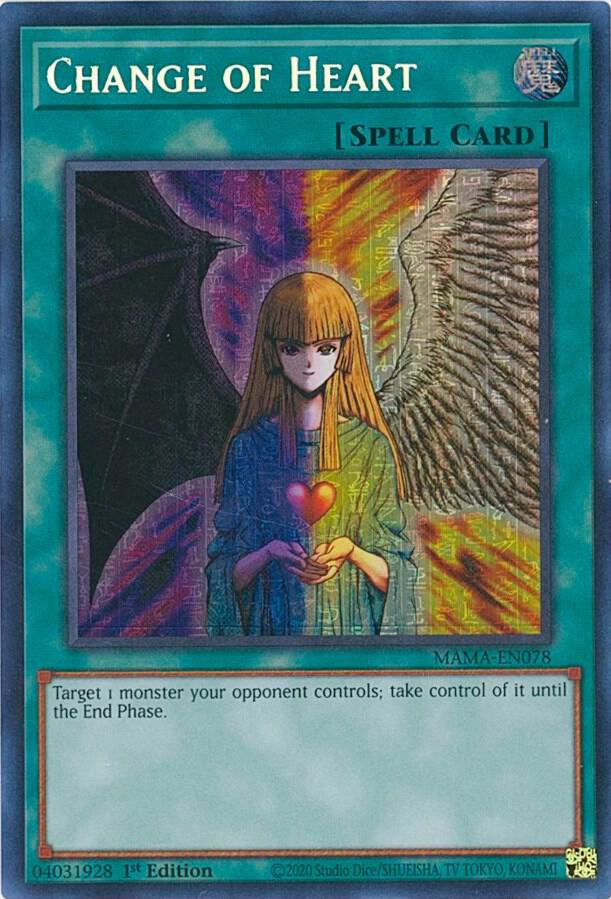 Change of Heart (Secret Pharaoh's Rare) card image