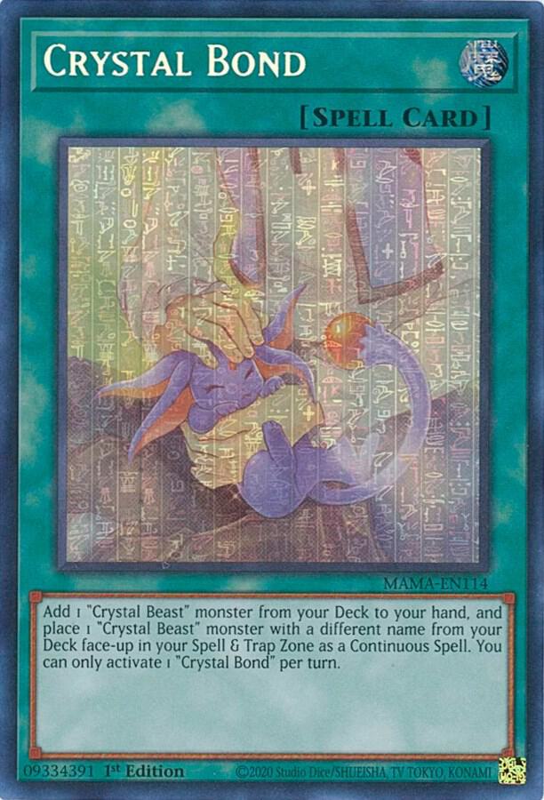 Crystal Bond (Secret Pharaoh's Rare) card image