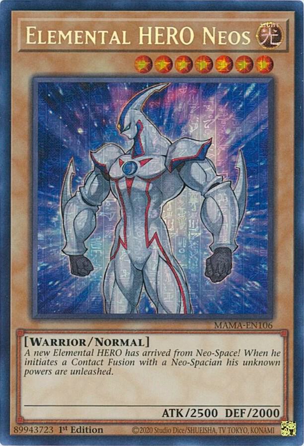 Elemental HERO Neos (Secret Pharaoh's Rare) card image