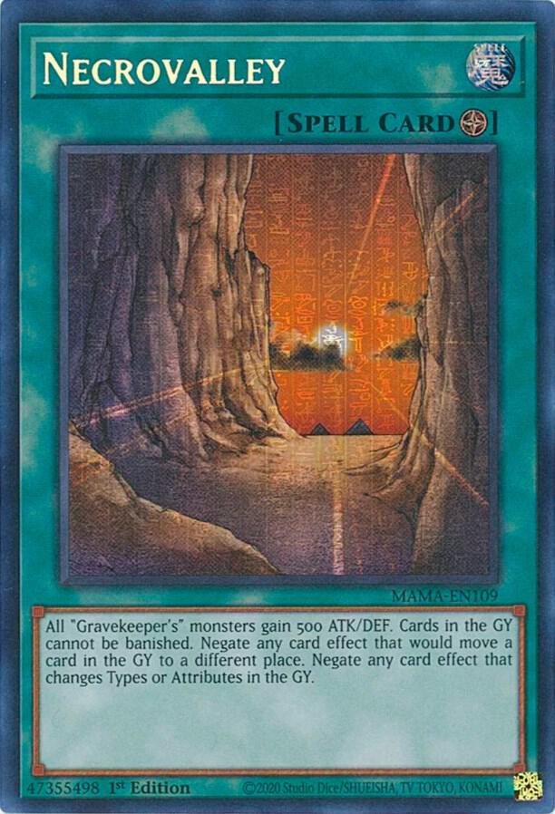 Necrovalley (Secret Pharaoh's Rare) card image