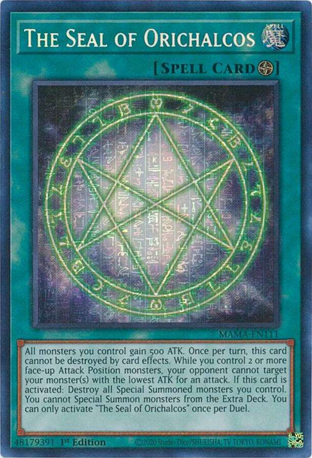 The Seal of Orichalcos (Secret Pharaoh's Rare) card image