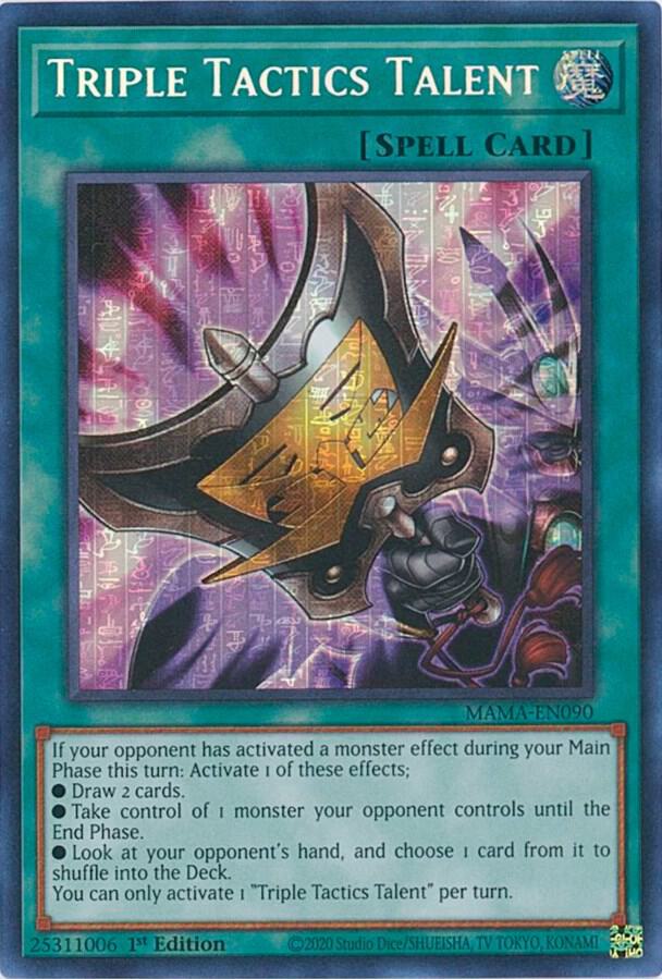Triple Tactics Talent (Secret Pharaoh's Rare) card image
