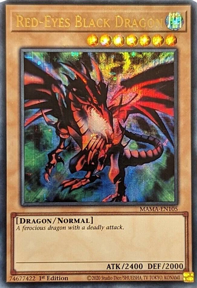 Red-Eyes Black Dragon (Ultra Pharaoh's Rare) card image