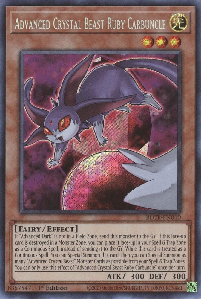 Advanced Crystal Beast Ruby Carbuncle card image
