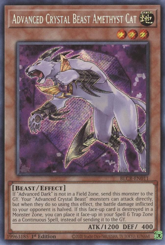 Advanced Crystal Beast Amethyst Cat card image