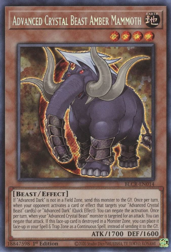 Advanced Crystal Beast Amber Mammoth card image