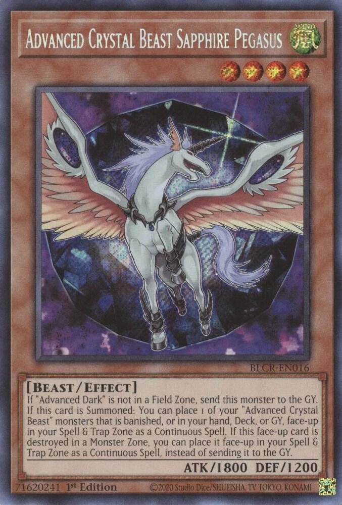 Advanced Crystal Beast Sapphire Pegasus card image