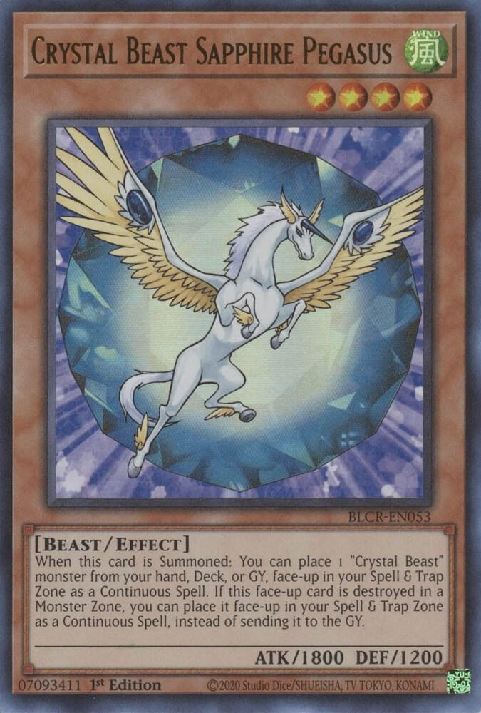 Crystal Beast Sapphire Pegasus card image