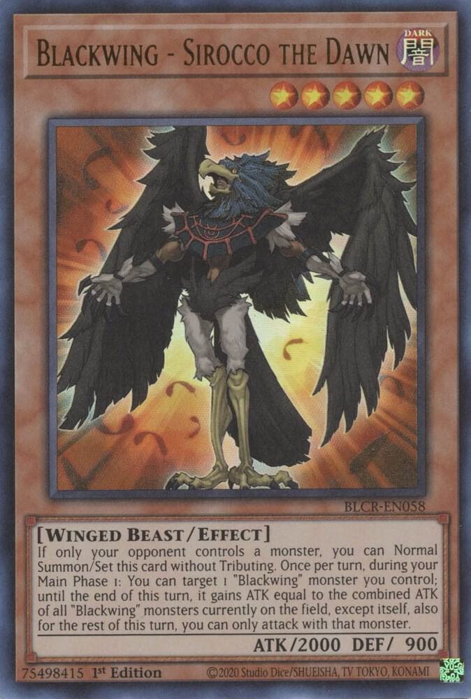 Blackwing - Sirocco the Dawn card image