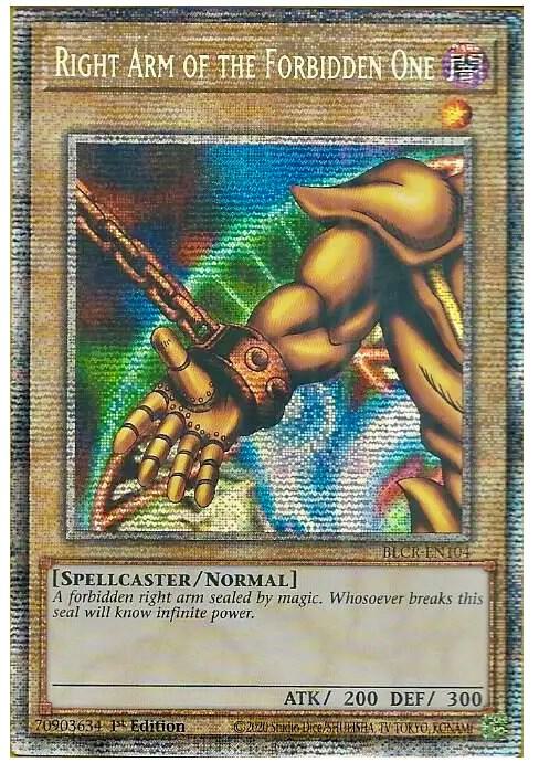 Right Arm of the Forbidden One (Starlight Rare) card image