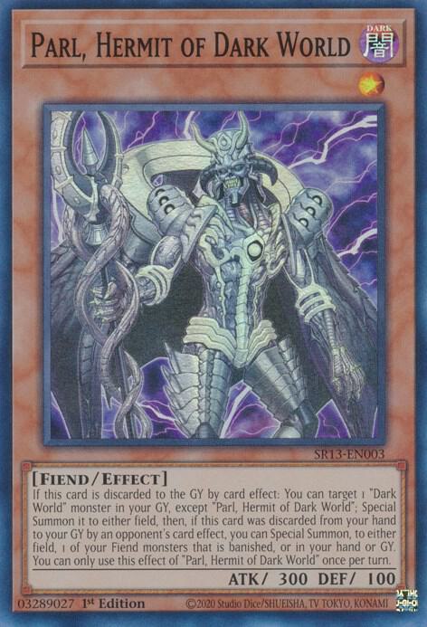 Parl, Hermit of Dark World (1st Edition) card image