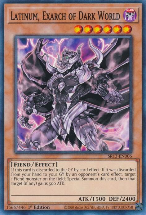 Latinum, Exarch of Dark World (1st Edition) card image