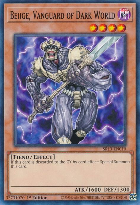 Beiige, Vanguard of Dark World (1st Edition) card image
