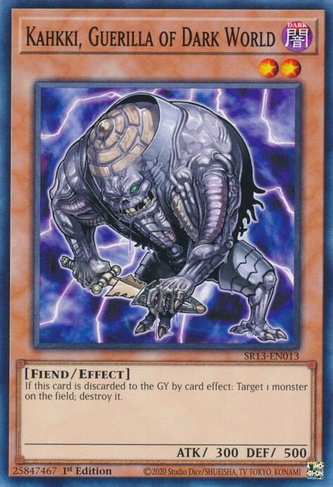 Kahkki, Guerilla of Dark World (1st Edition) card image