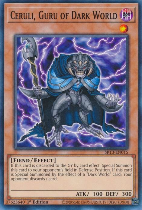 Ceruli, Guru of Dark World (1st Edition) card image