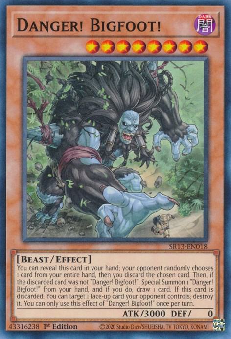 Danger! Bigfoot! (1st Edition) card image