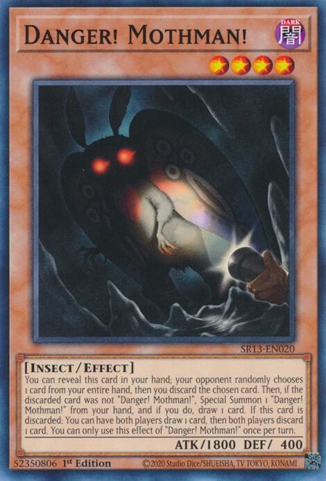 Danger! Mothman! (1st Edition) card image