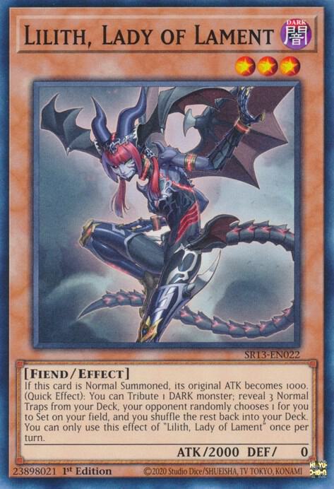 Lilith, Lady of Lament (1st Edition) card image