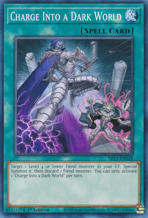 Charge Into a Dark World (1st Edition) card image