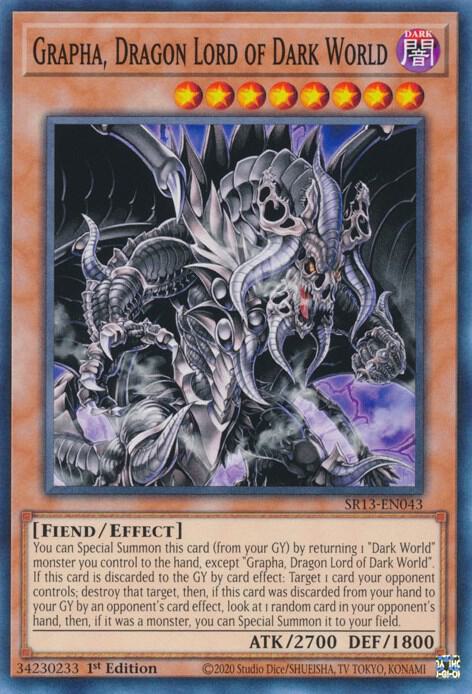Grapha, Dragon Lord of Dark World (1st Edition) card image