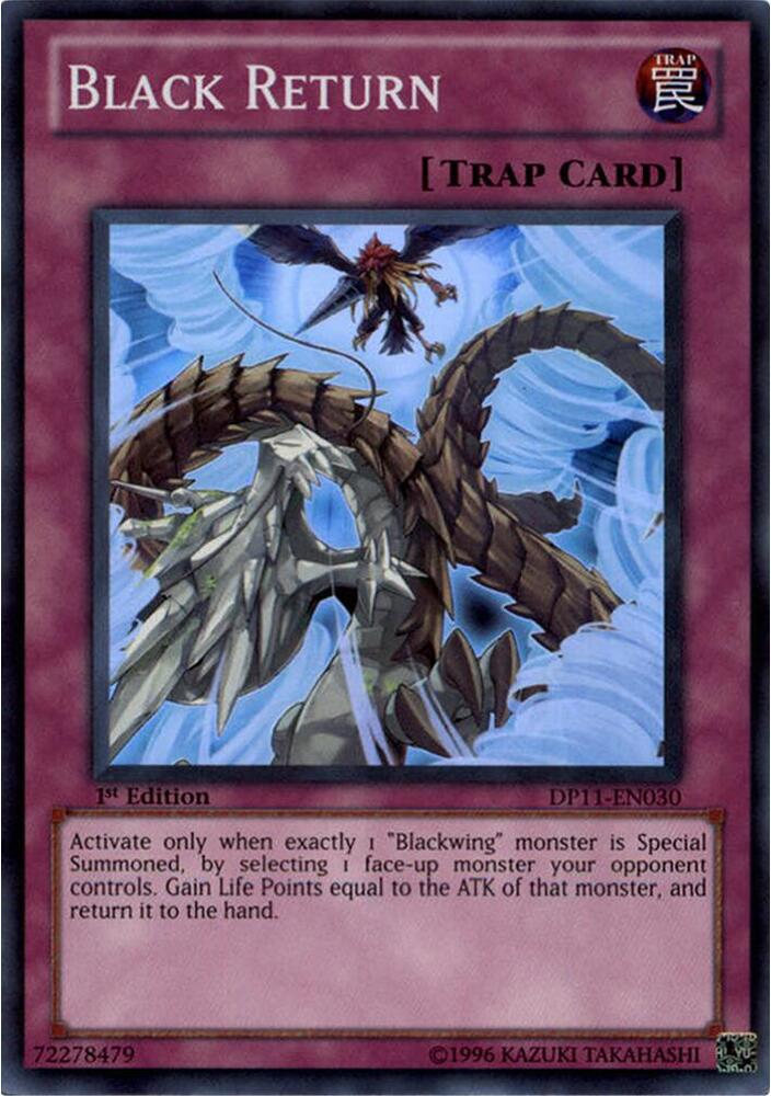 Black Return card image