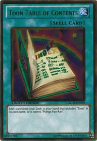 Toon Table of Contents card image