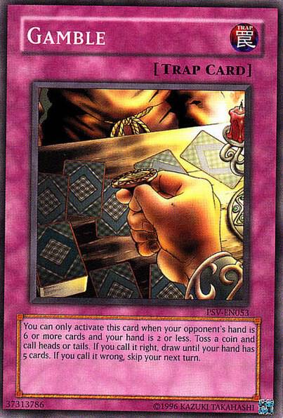 Gamble card image