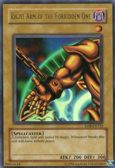 Right Arm of the Forbidden One card image