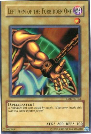 Left Arm of the Forbidden One card image