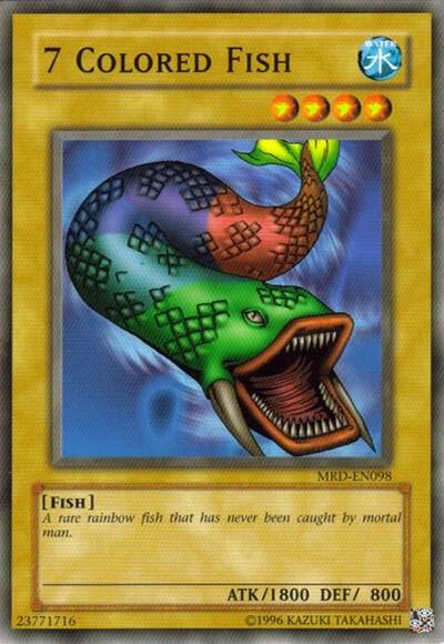 7 Colored Fish card image