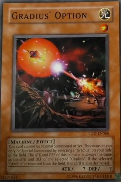 Gradius' Option card image