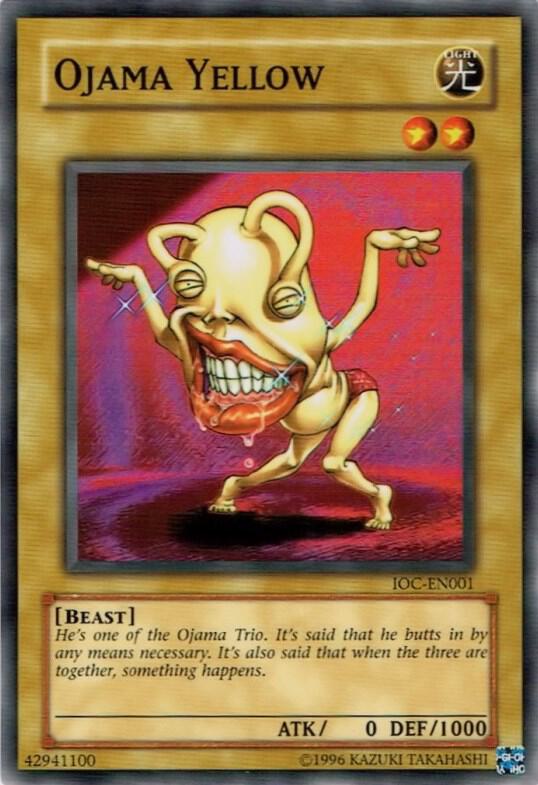 Ojama Yellow card image
